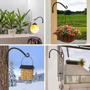 2 Pack 14 Inch Hanging Plant Bracket Wall Hooks Decorative Plant Hangers for ... - Picture 1 of 1