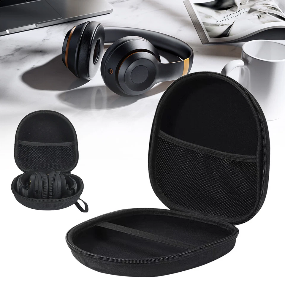 Hard Earphone Storage Bag  Universal Headphone Case Headset Carrying Protect Box - Image 1 of 4