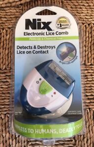 Nix Electronic Lice Comb Detects Destroys Lice Contact Chemical Free S/H FREE 3A