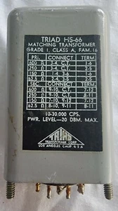 VINTAGE 1960S TRIAD UNITARD HS-66 INPUT MATCHING TRANSFORMER - Picture 1 of 2