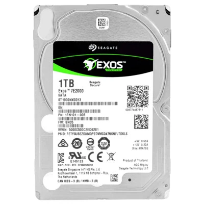 Seagate ST1000NX0313 1TB 128Mb Cache 7200Rpm Sata III 2,5" Exos - Bild 1 von 4