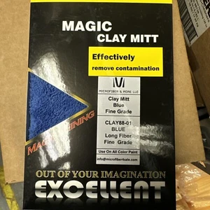 1Pcs Clay Mitt Auto Detailing Medium Grade Alternative Mitt Fine Grade Clay Glov - Picture 1 of 2