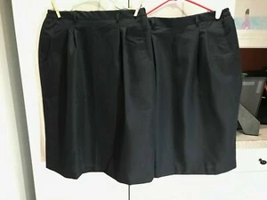 2-Nuevas Faldas Uniformes Con Escudo Para Mujer Talla 14 Azul Oscuro Cintura Elástica Parcial - Imagen 1 de 6