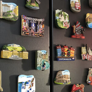 European America Varied Country Tourism Travel Souvenir 3D Resin Fridge Magnet 