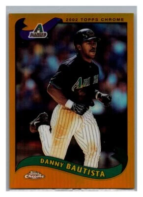 2002 Topps Chrome Gold Refractors Danny Bautista #73 - Image 1 of 2