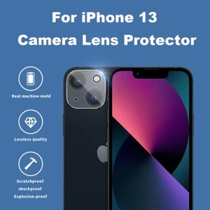 For Apple iPhone 13 9H Tempered Glass HD Rear Camera Lens Protector - Picture 1 of 9
