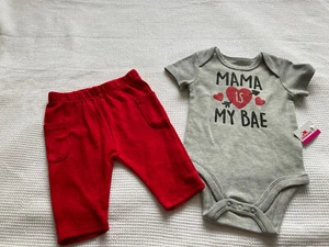 Baby Girl Mama is my Bae Set 0-3 M - Picture 1 of 4
