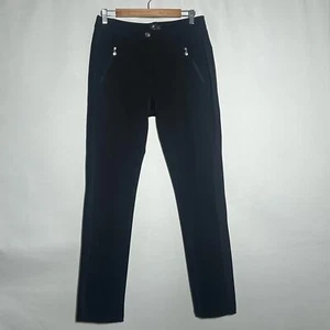 Daily Sports Maddy Stretch Straight Leg Trouser Pants Black Womens Size 6 Golf - Picture 1 of 11