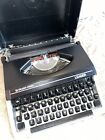 Vintage Seiko Silver Reed Leader Portable Typewriter with Case