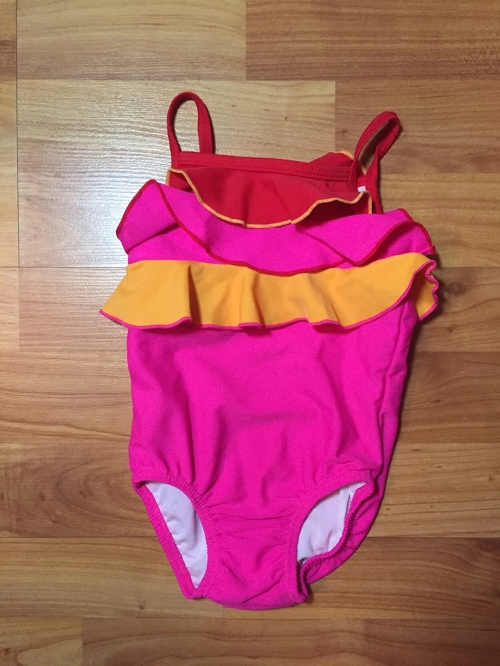 The Children's Place Girls talla Traje de baño con volantes de 12 meses Foto 1 de 1