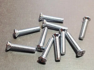 10 pcs NORS headlamp door to fender chrome plated screws 1940-1952 Hudson - Bild 1 von 7