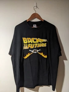 Vintage Back to the Future Movie Promo Black XX-Large T-Shirt - Picture 1 of 5