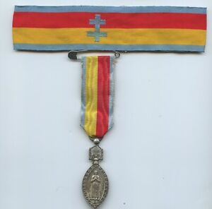 médaille du mérite du diocèse de Nancy Toul avec brassard, attribuée