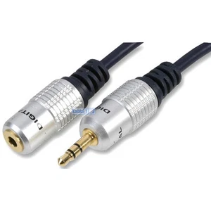 Buchse Verlängerung 3,5 mm Pro 5 m Stereo AUX Kopfhörer Kabel Audio QUALITÄT OFC Blei - Bild 1 von 1