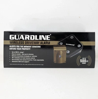 500 Foot Range Wireless Driveway Alarm Motion Detector Alarm Sensor & Receiver - Image 1 of 3