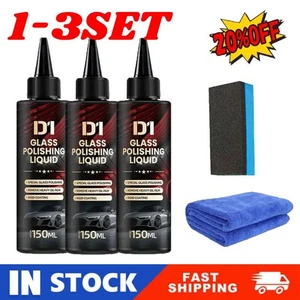 1-3X D1 Glass Polishing Liquid，Auto Glass Scratch Care P olishing Fluid UK - Picture 1 of 14