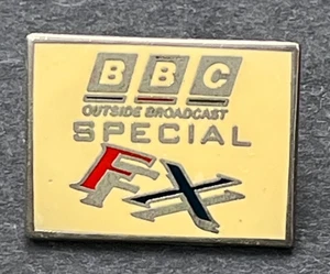 BBC OUTSIDE BROADCAST SPECIAL FX Pin Badge TV Broadcaster Staff Badge - Picture 1 of 2
