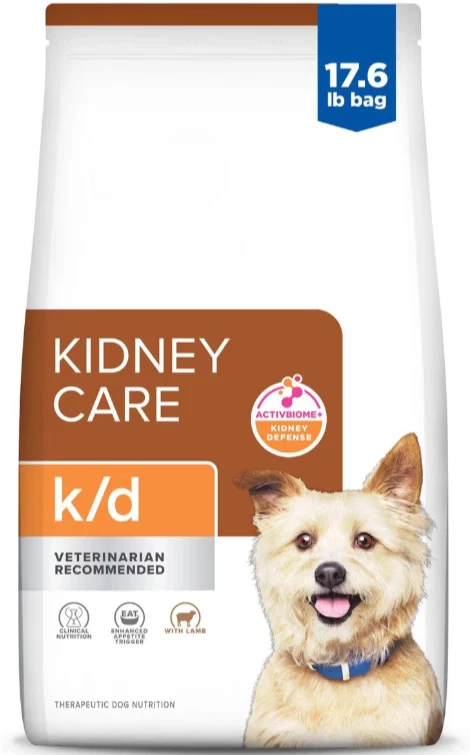 Ração seca para cachorros k/d Kidney Care com cordeiro - Bolsa de 17,6 lb - Imagem 1 de 1