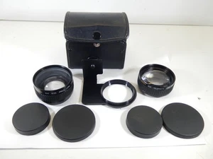 VINTAGE IMADO CANON SURE SHOT II AUX TELEPHOTO & WIDE ANGLE LENS SET & ADAPTER - Picture 1 of 7
