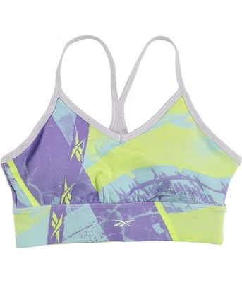 Sujetador deportivo Reebok Workout Ready AOP para mujer, multicolor, pequeño Foto 1 de 2