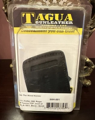 Tagua Small Frame Inside the Waist Pistols Holster Right/Left Black IWH-001 - Image 1 of 2