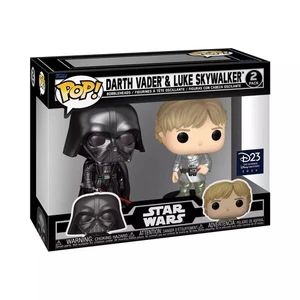 Funko Pop! Star Wars - Darth Vader vs. Luke Skywalker (Exclusivo D23) Paquete de 2 - Imagen 1 de 3