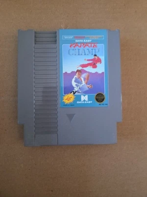 Karate Champ Nintendo NES Game Cartridge And Manual Tested - Image 1 of 4