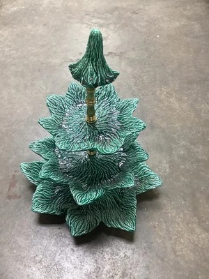 Bandeja de postres de 3 niveles Nowell plato de dulces de colección - árbol de Navidad Foto 1 de 4