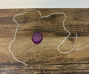 Vintage Tales Of The Crystals Game Replacement Purple Jewel Necklace 1993 - Picture 1 of 3