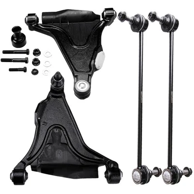 4pcs For 1998-2000 Volvo S70 Front Control Arm Ball Joint Sway Bar Link Kit - Imagem 1 de 4
