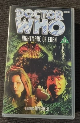 Doctor Who - Nightmare of Eden VHS video. Tom Baker as Dr.  BBC sci-fi classic.  - Image 1 of 2
