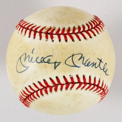 Mickey Mantle Signed Baseball Yankees - COA JSA - Image 1 of 4