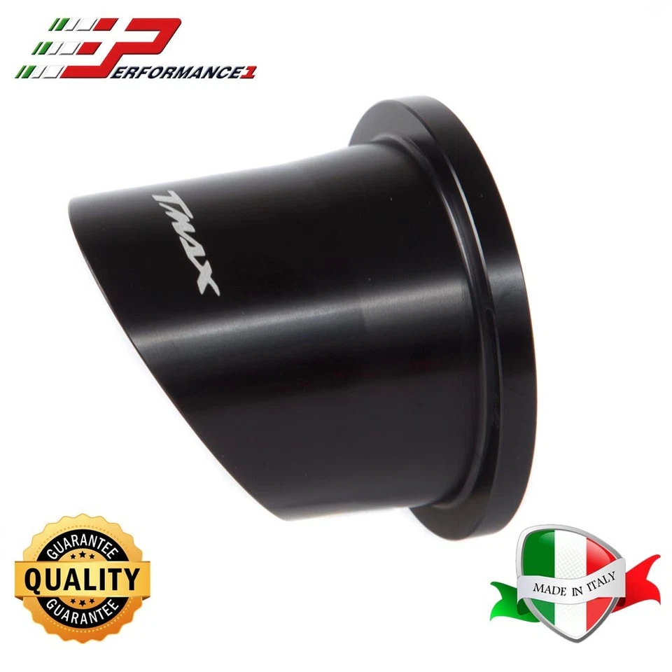 FINALE DI SCARICO marmitta a tromboncino TMAX 500-530 NERO - Imagen 1 de 1