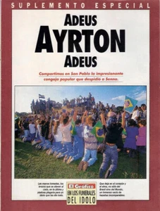 Muerte AYRTON SENNA - Suplemento 17 Páginas + Revista El Gráfico Argentina 1994 - Imagen 1 de 5
