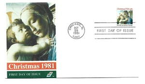 1939 Christmas 1981, Madonna, Spectrum Covers FDC - Picture 1 of 1