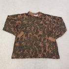 VINTAGE Mossy Oak Shirt Mens Large Greenleaf Camo Hunting Outdoor 90s USA