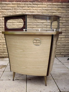 1960s Vintage, Retro, Kitsch, Boat/Ship Cocktail Cabinet, Bar, Wedding Prop - Picture 1 of 12