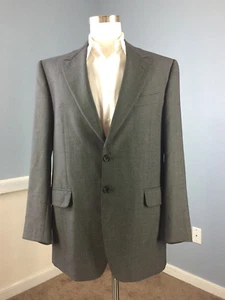 Barneys New York Charcoal Gray Sport Coat Excellent 42 R All wool Super 100's !! - Picture 1 of 5