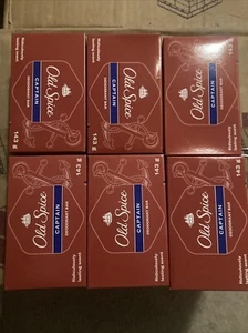 Old Spice Captain Deodorant Bar. 6 Pack. - Picture 1 of 4