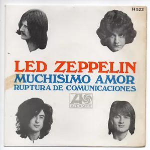 Led Zeppelin – Muchisimo Amor (Whole Lotta Love) - Vinyl Single 7" Spain - Bild 1 von 4
