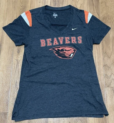 Camisa Nike OSU Oregon State Beavers Talla Grande Mujer Rara Foto 1 de 2