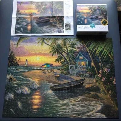 Rompecabezas Buffalo Sunset Beach 1000 piezas - completo Foto 1 de 4