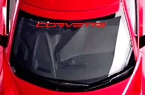 NEW - Corvette vinyl Decal for Windows & Side - 4 sizes (Fits Chevy CORVETTE C8) - Foto 1 di 23