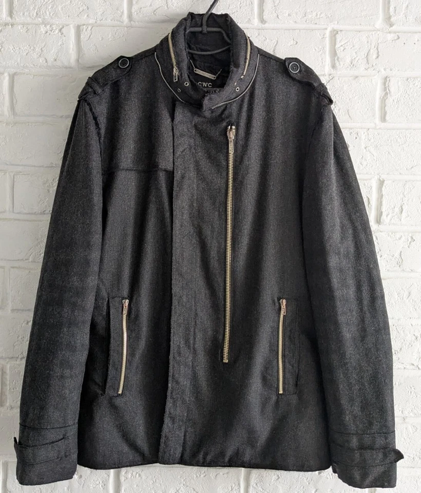 C'N'C Disfraz Nacional Hombre Chaqueta Media Temporada, Hecho en Italia Foto 1 de 4