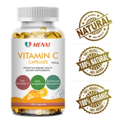 Vitamin C Capsules Immune Support,Antioxidant,High Strength 1000mg Anti-oxidant - Image 1 of 4