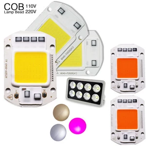 LED COB Chip Bead 110V 220V 20W 30W 50W Input Smart IC Floodlight Full Spectrum - Picture 1 of 15