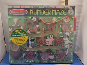 Melissa & Doug Game for 3+ Wooden Number Maze 01UP - Picture 1 of 3