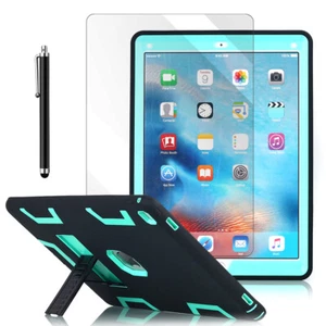 For iPad Pro 12.9 in 1st/2nd Gen Case Hybrid Shockproof Heavy Duty Stand Cover - Picture 1 of 13