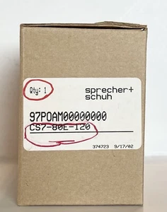 Sprecher Schuh CS7-80E-120 8 Pole Industrial Control Relay - Picture 1 of 7