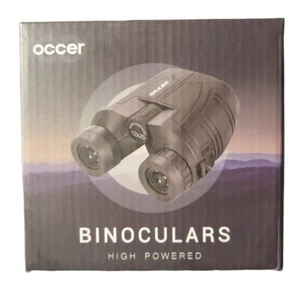 Occer 12x25 Compact Binoculars with Clear Low Light Vision, Large Eyepiece Water - Picture 1 of 12